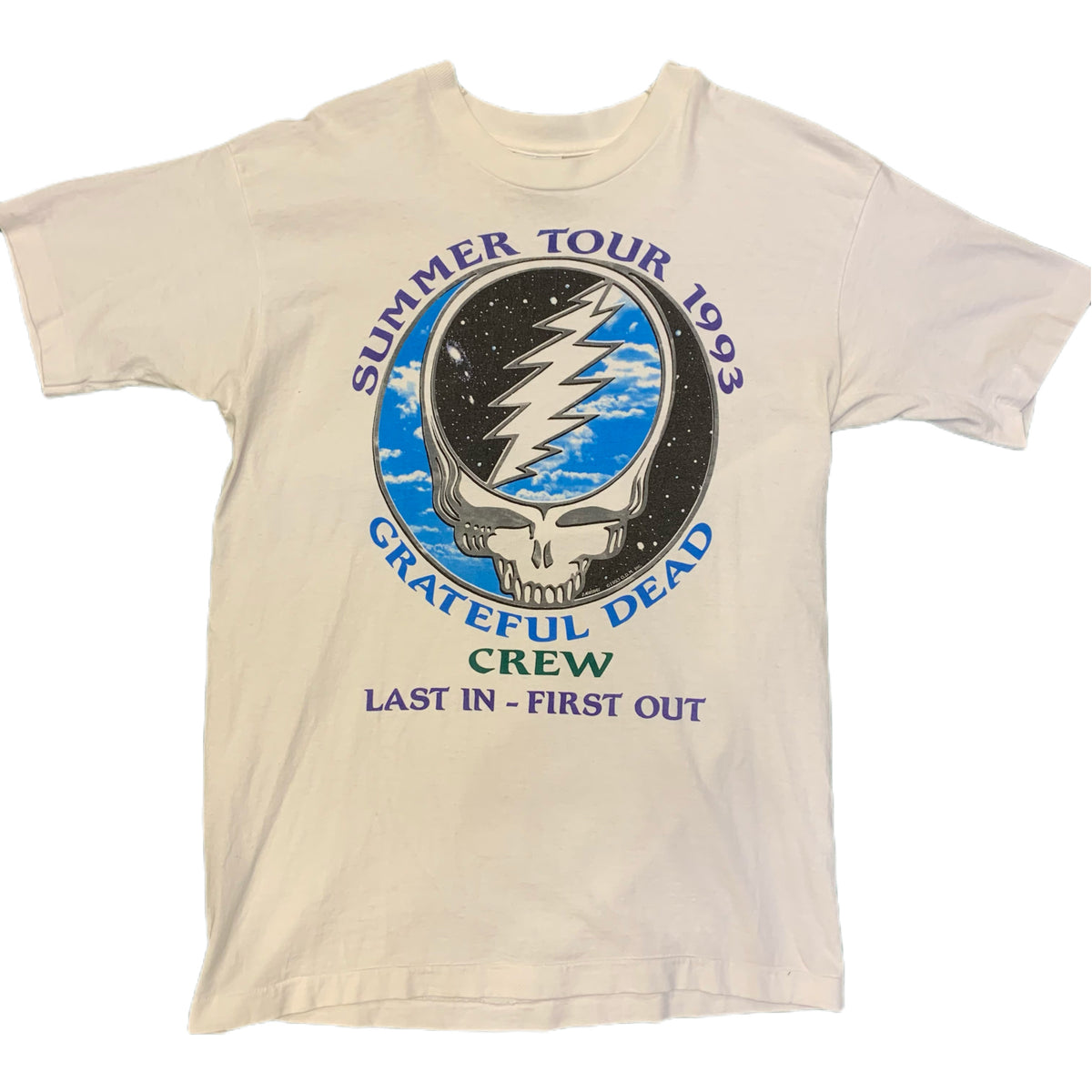 Grateful Dead 1993 Summer Tour Crew Vintage T-Shirt