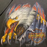 1990 Harley Davidson 3D Emblem Eagle Tee