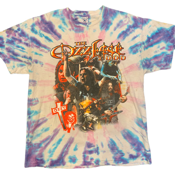 2000 Ozzfest Tie-Dye Tour Tee